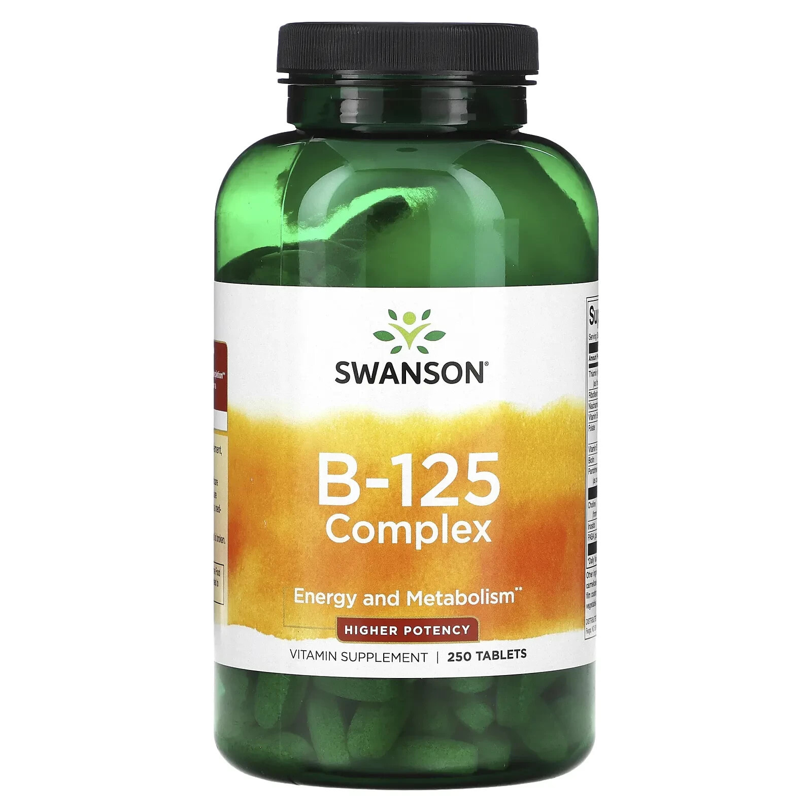 Swanson, Vitamin B-125 Complex, High Potency, 250 Tablets