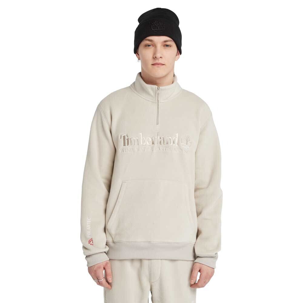 TIMBERLAND Linear Logo Half Zip Sweatshirt