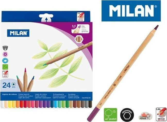 Milan Kredki ołówkowe metalizowane 24 kolory (198075)