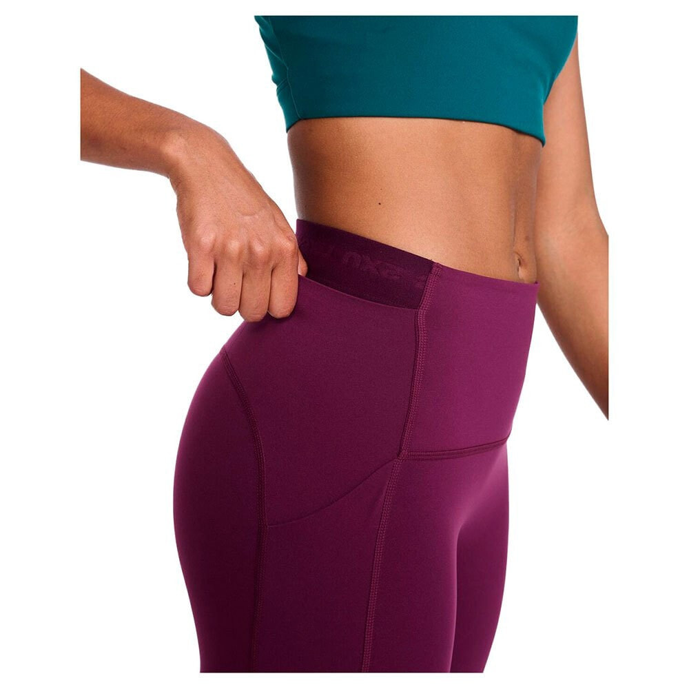 2XU Form Stash Hi-Rise Compression Tights Color: Beet / Beet; Size: L: Buy  Online in the UAE, Price from 485 EAD & Shipping to Dubai