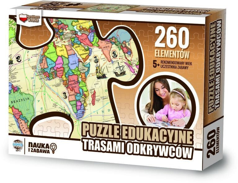 Zachem Puzzle 260el Trasami odkrywców edukacyjne (8047)