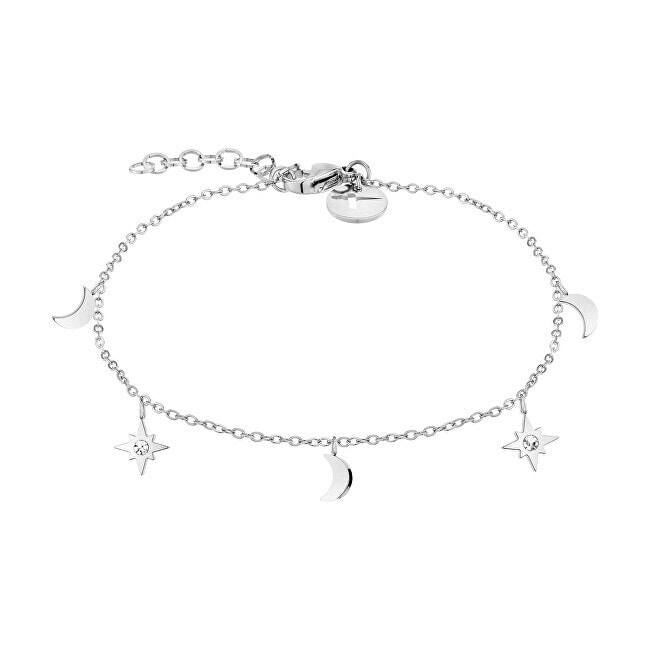 Fine steel bracelet with pendants TJ-0113-B-21