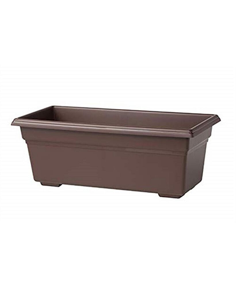 Novelty countryside Flower Box, Brown, 24 Inch