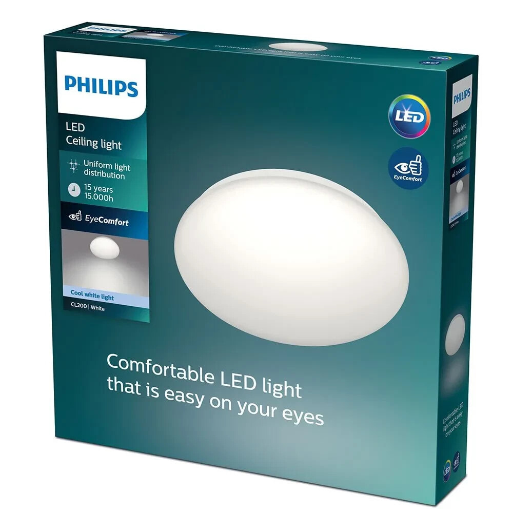 PHILIPS 17W 1900 Lumens 4000K Moire Indoor LED Ceiling Light 32 cm