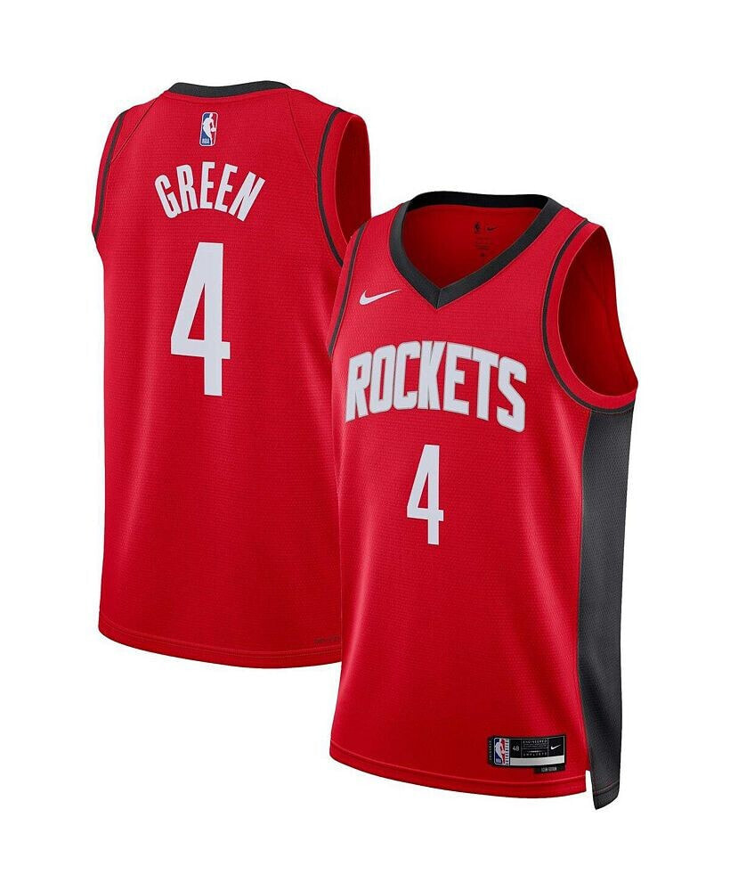 Nike men's and Women's Jalen Green Red Houston Rockets Swingman Jersey - Icon Edition