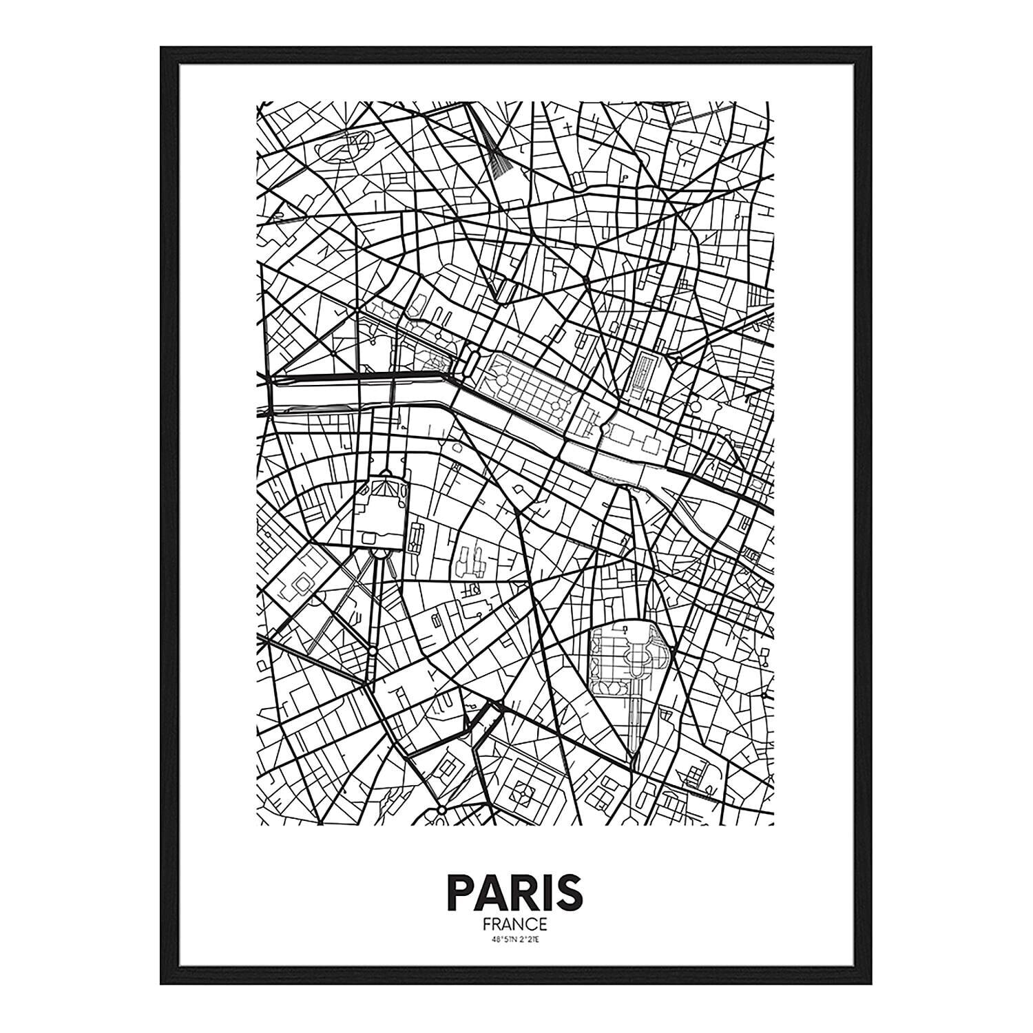 Bild Map Of Paris