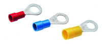 Cimco 180088 - Ring terminal - Straight - Female - Blue - Red - Steel - Yellow - Steel - Tin-plated steel