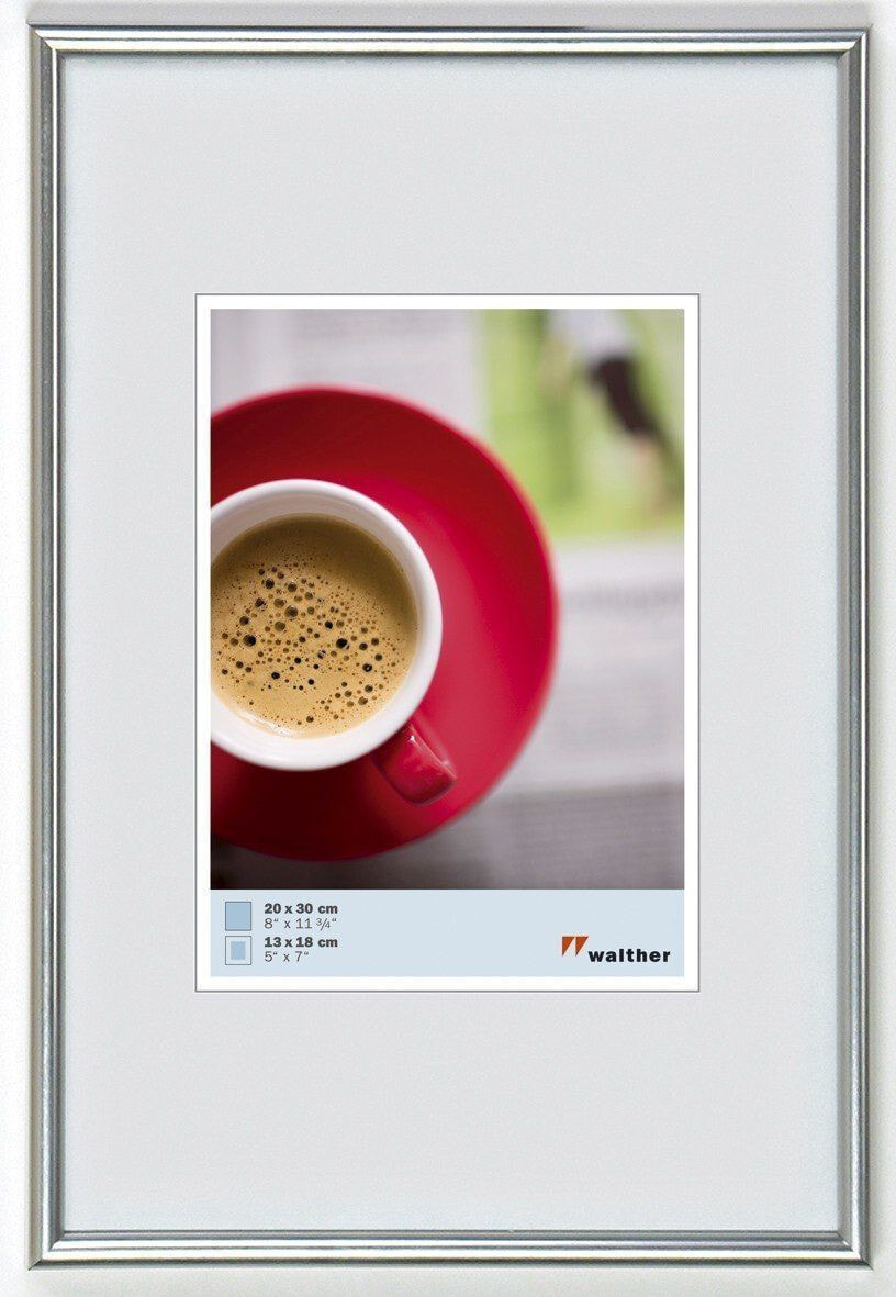 Walther Gallery frame, 20x30cm, Plastic silver (KS030H)