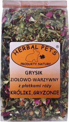 Herbal Pets Grysik ziołowo-warzywny z płatkami róży
