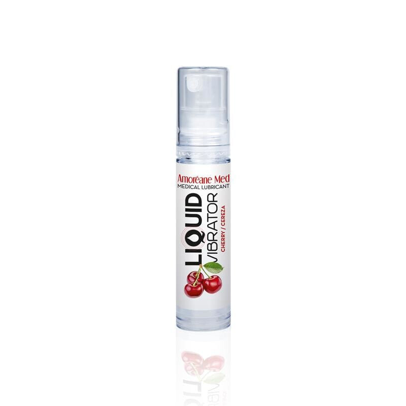 Интимный крем или дезодорант AMOREANE Liquid Vibrator Waterbase Cherries 10 ml
