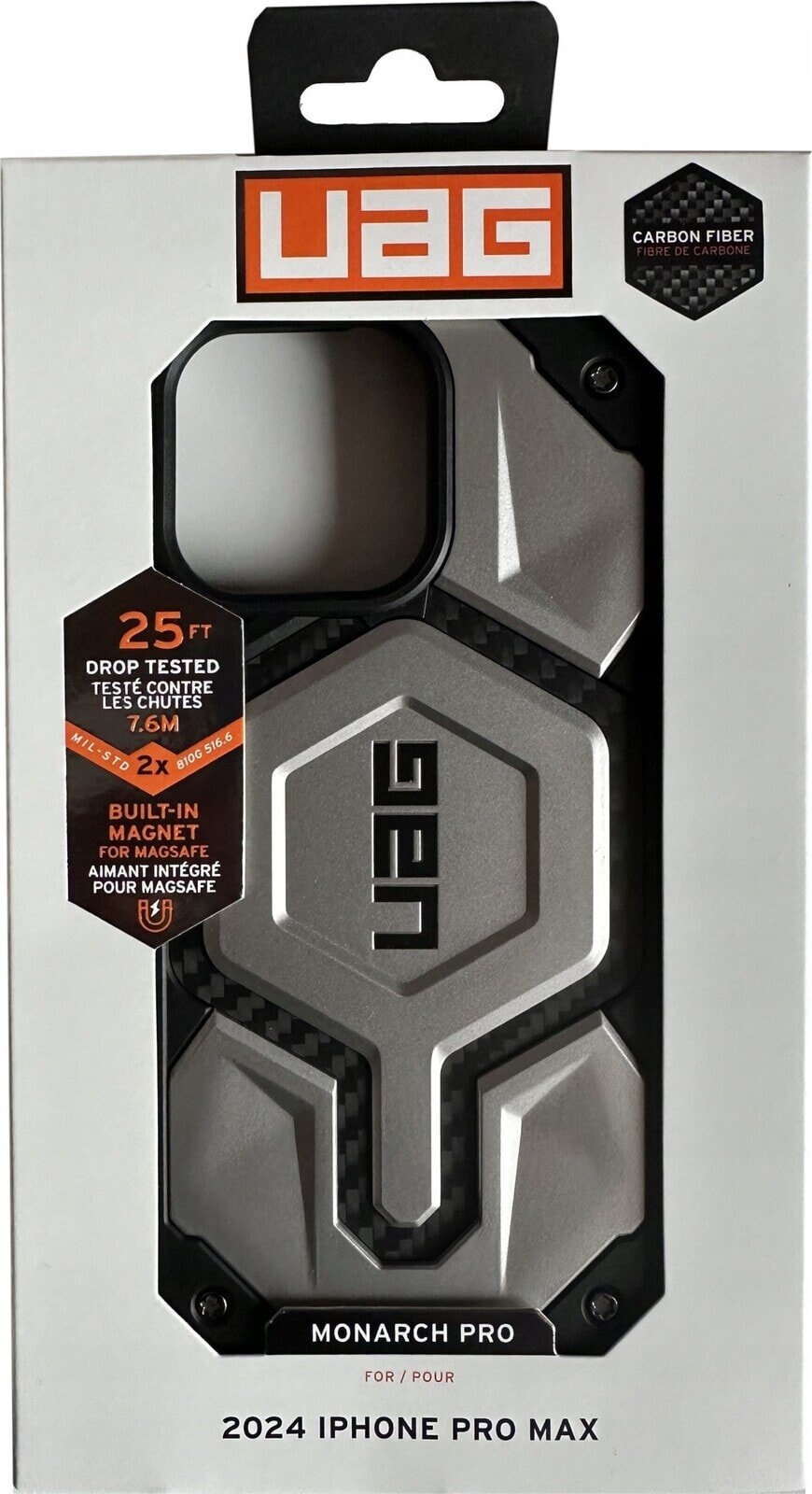 UAG UAG Monarch Pro - obudowa ochronna do iPhone 16 Pro Max kompatybilna z MagSafe (titanium)