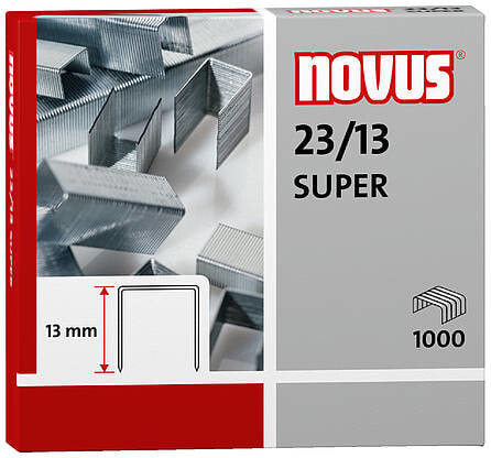 Novus 23/13 SUPER Упаковка скоб 1000 скоб 042-0533