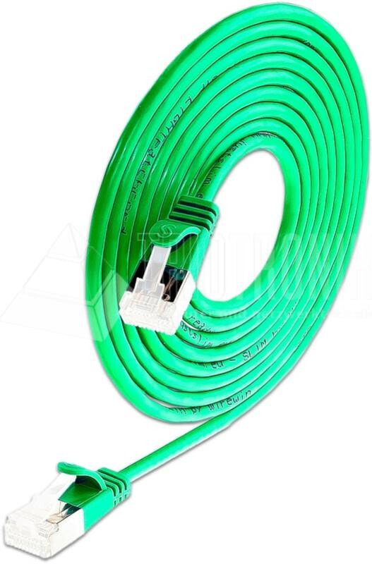 Wirewin PKW-LIGHT-STP-K6A 0.1 GN сетевой кабель 0,1 m Cat6a U/FTP (STP) Зеленый