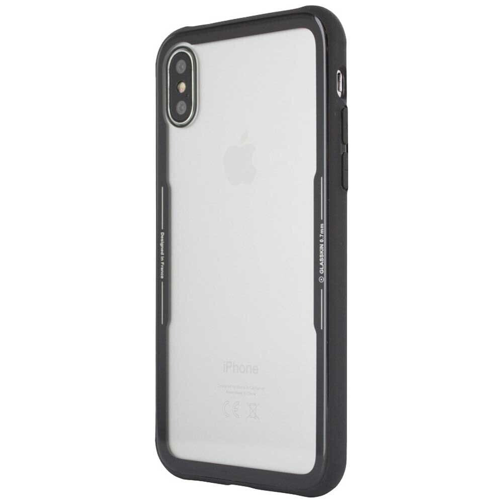 MUVIT Tempered Glass Skin Case iPhone XS/X Cover