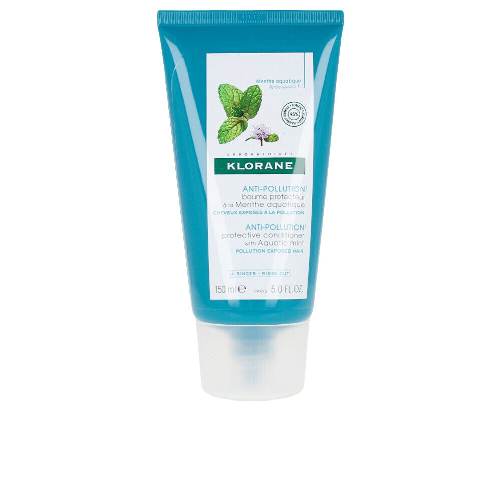 Klorane Anti-Pollution Aquatic Mint Protective Conditioner Кондиционер с экстрактом водной мяты для защиты от загрязнений 150 мл