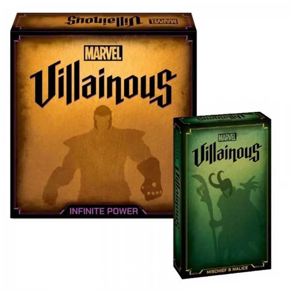 RAVENSBURGER spanish Pack Villainous Marvel + Expansion Mischief and Malice board game