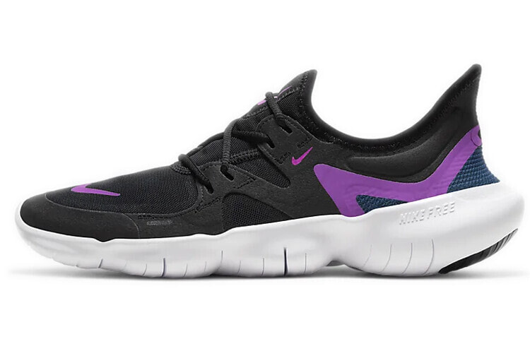 Nike Free RN 5.0 防滑耐磨 低帮 跑步鞋 女款 黑紫 / Кроссовки Nike Free RN 5.0 AQ1316-009