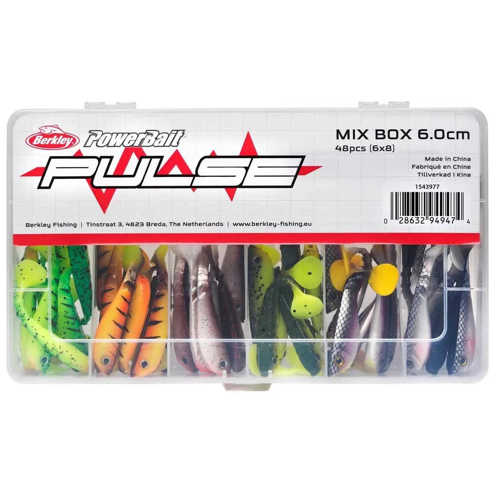 BERKLEY Pulse Shad Mix Box Soft Lure 60 mm 48 Units