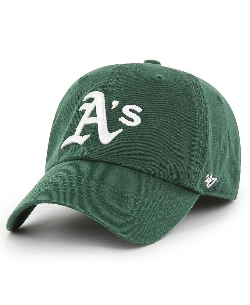 '47 Brand men's Green Oakland Athletics Franchise Logo Fitted Hat