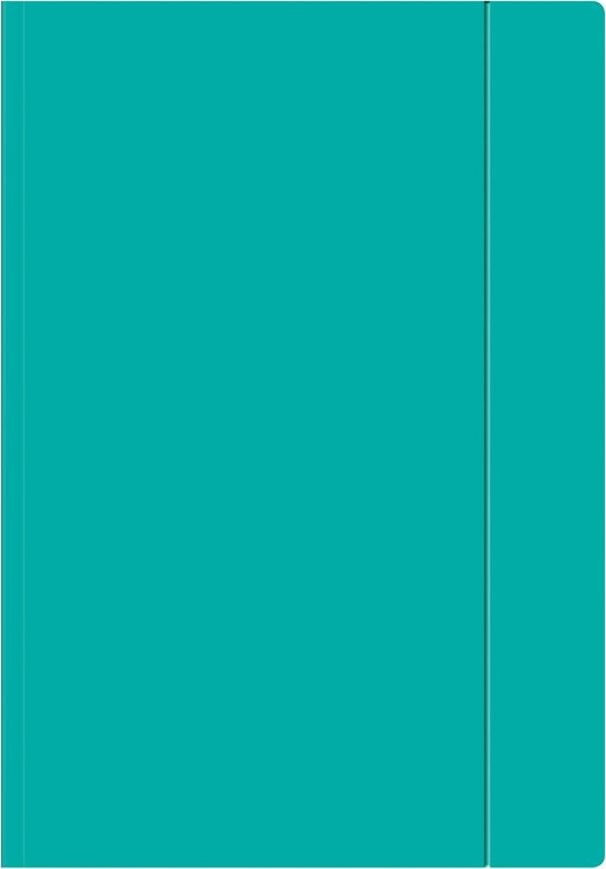 Interdruk Folder with elastic A4 + Fluo turquoise (10 pcs)