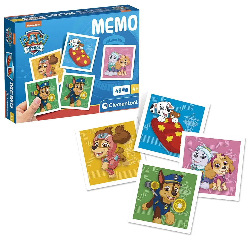 CLEMENTONI Memo pocket paw patrol