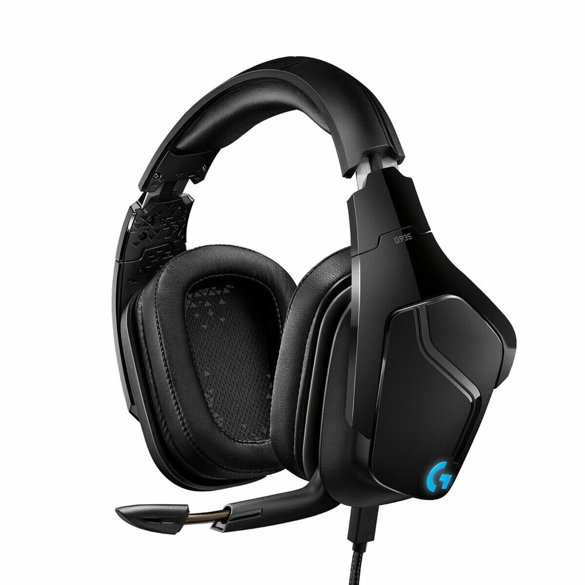 Gaming Headset with Microphone Logitech 981-000744 Blue Black Multicolour Black/Blue