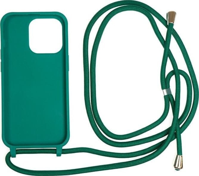 MOBILE ORIGIN Lanyard Case - Etui ze smyczą, dark green do iPhone 14 Pro