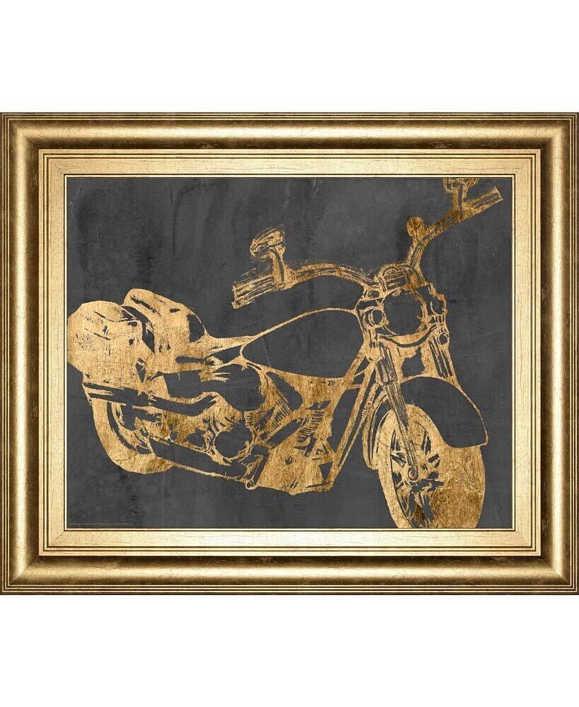 Motorcycle Bling I by Jennifer Goldberger Framed Print Wall Art, 22