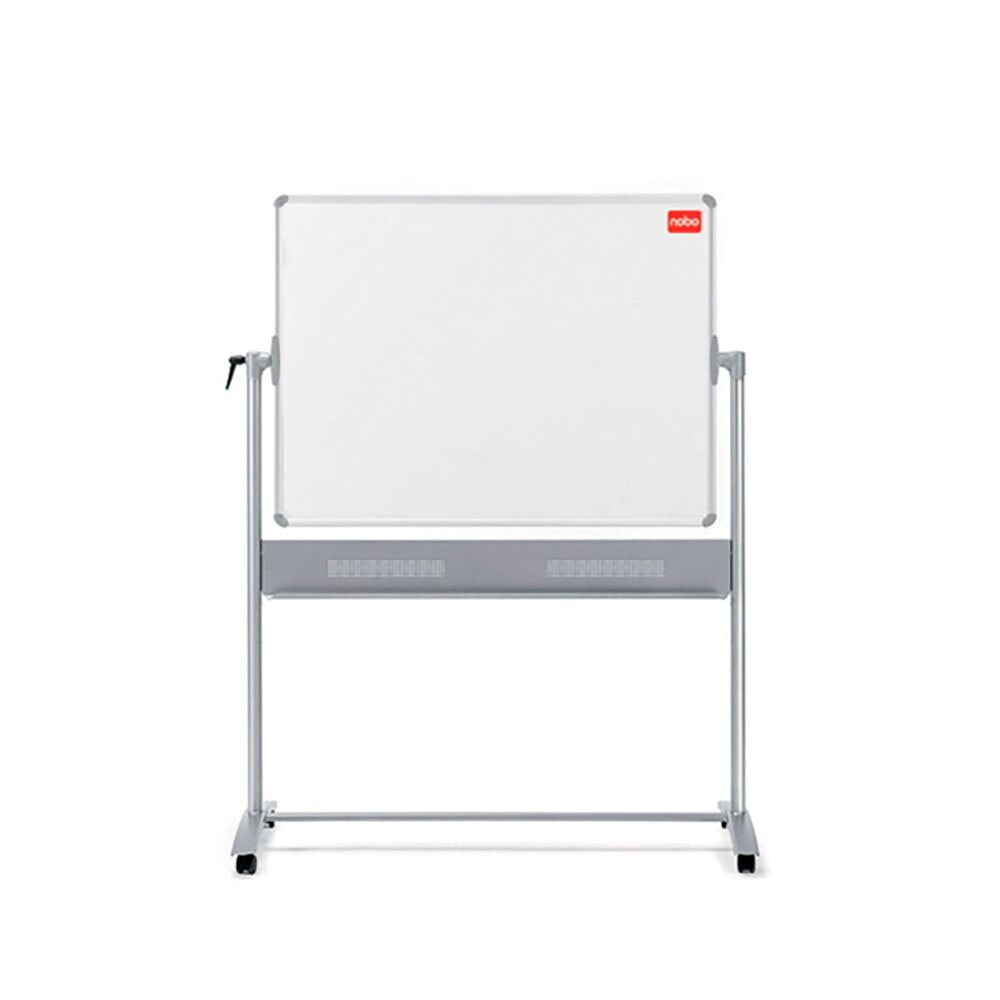 NOBO Basic Melamine 150x120 cm Rotating Mobile Whiteboard