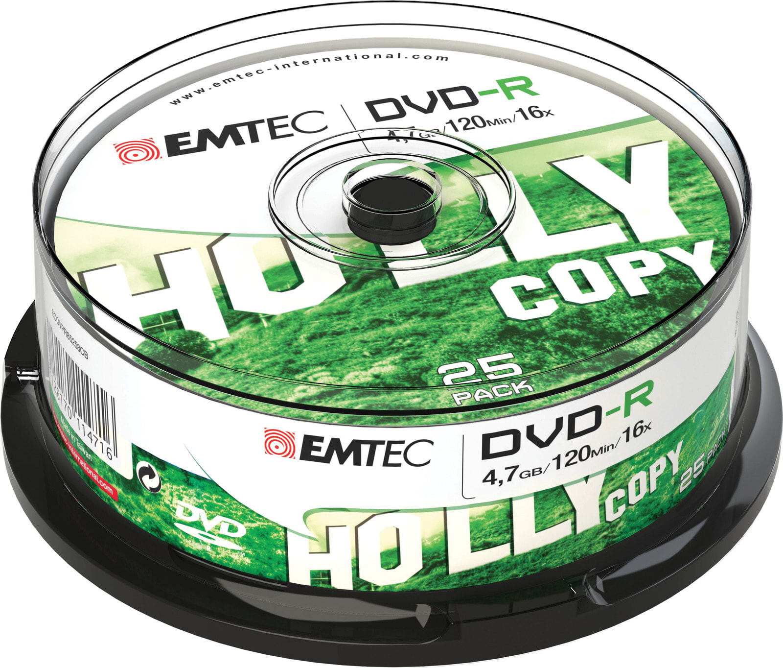 Emtec ECOVR472516CB чистый DVD 4,7 GB DVD-R 25 шт