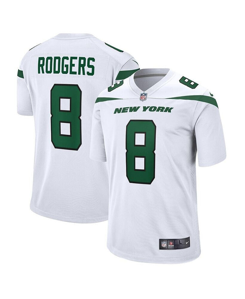 Nike men's Aaron Rodgers White New York Jets Game Jersey