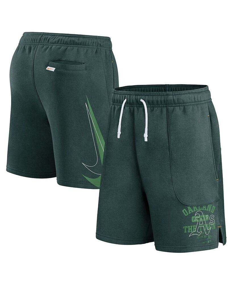 Nike men's Green Oakland Athletics Statement Ball Game Shorts