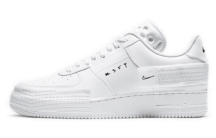 Nike Air Force 1 Low Type 低帮 板鞋 男女同款 白色 / Кроссовки Nike Air Force 1 Low Type CT2584-100