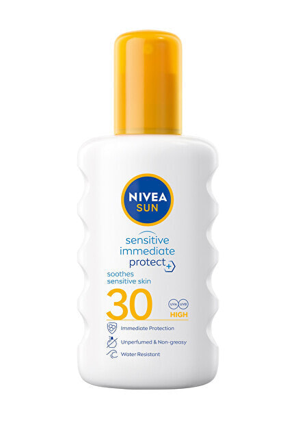 Средство для загара и защиты от солнца Nivea SPF 30 Ultra Sensitiv e (Sun Spray) 200 ml