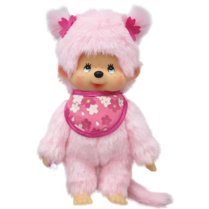 Мягкая игрушка Bandai  Monchhichi Мончичи 24289 розовый