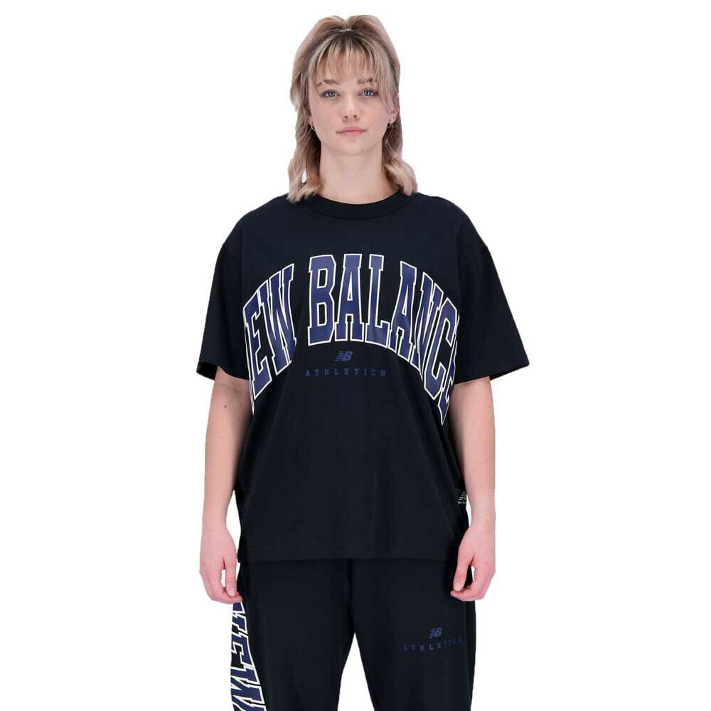 NEW BALANCE Uni-ssentials Warped Classics Cotton Short Sleeve T-Shirt