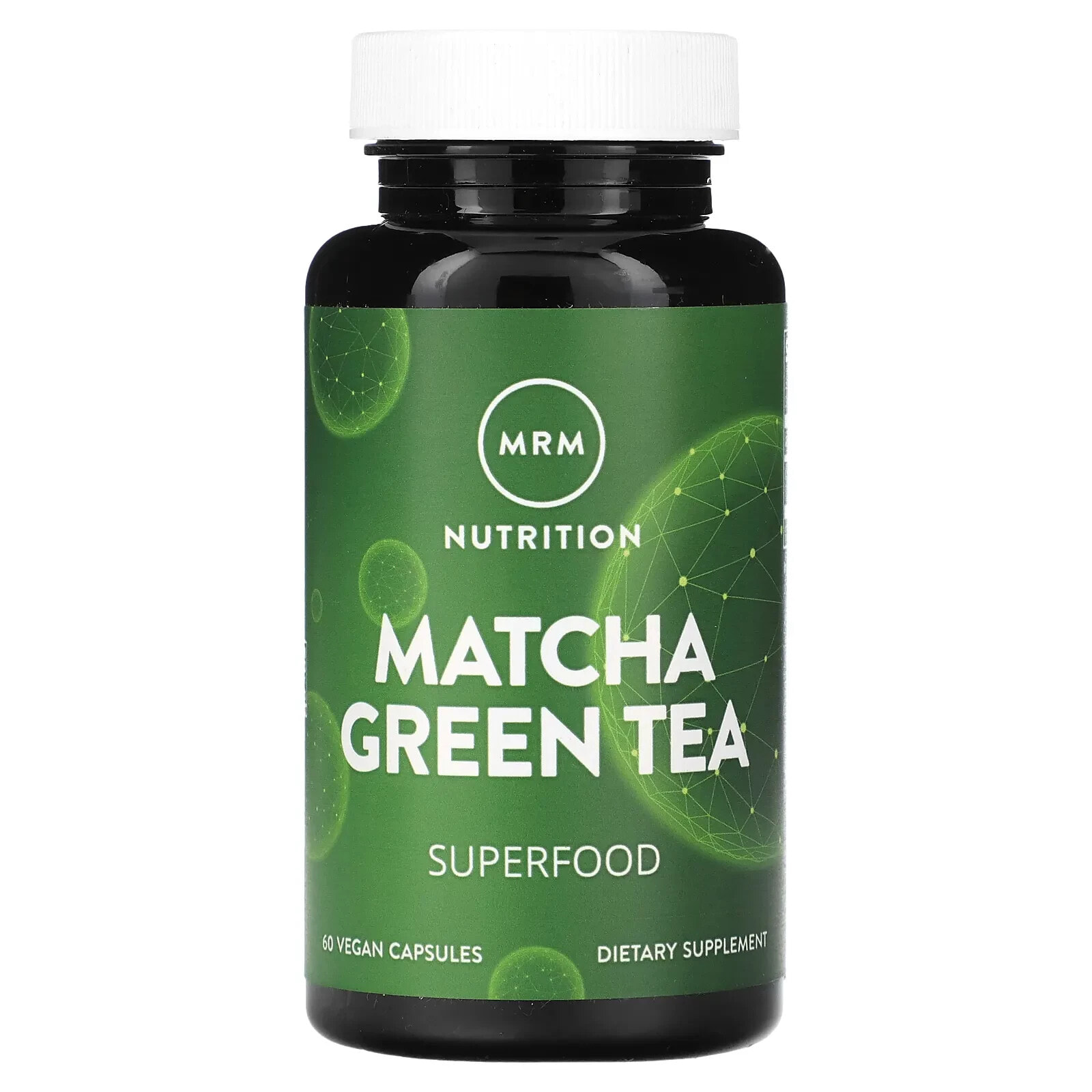 MRM Nutrition, Зеленый чай матча, 60 веганских капсул