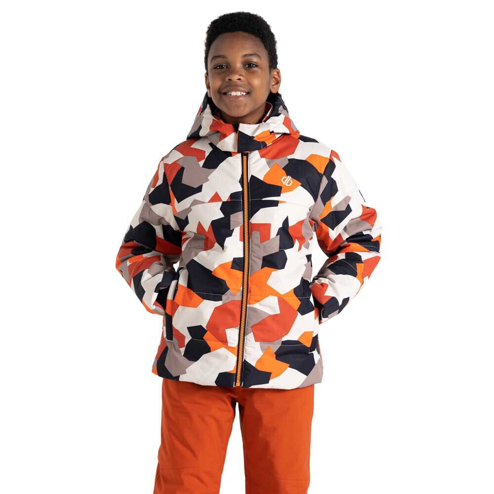 Puffins Orange Geo Camo