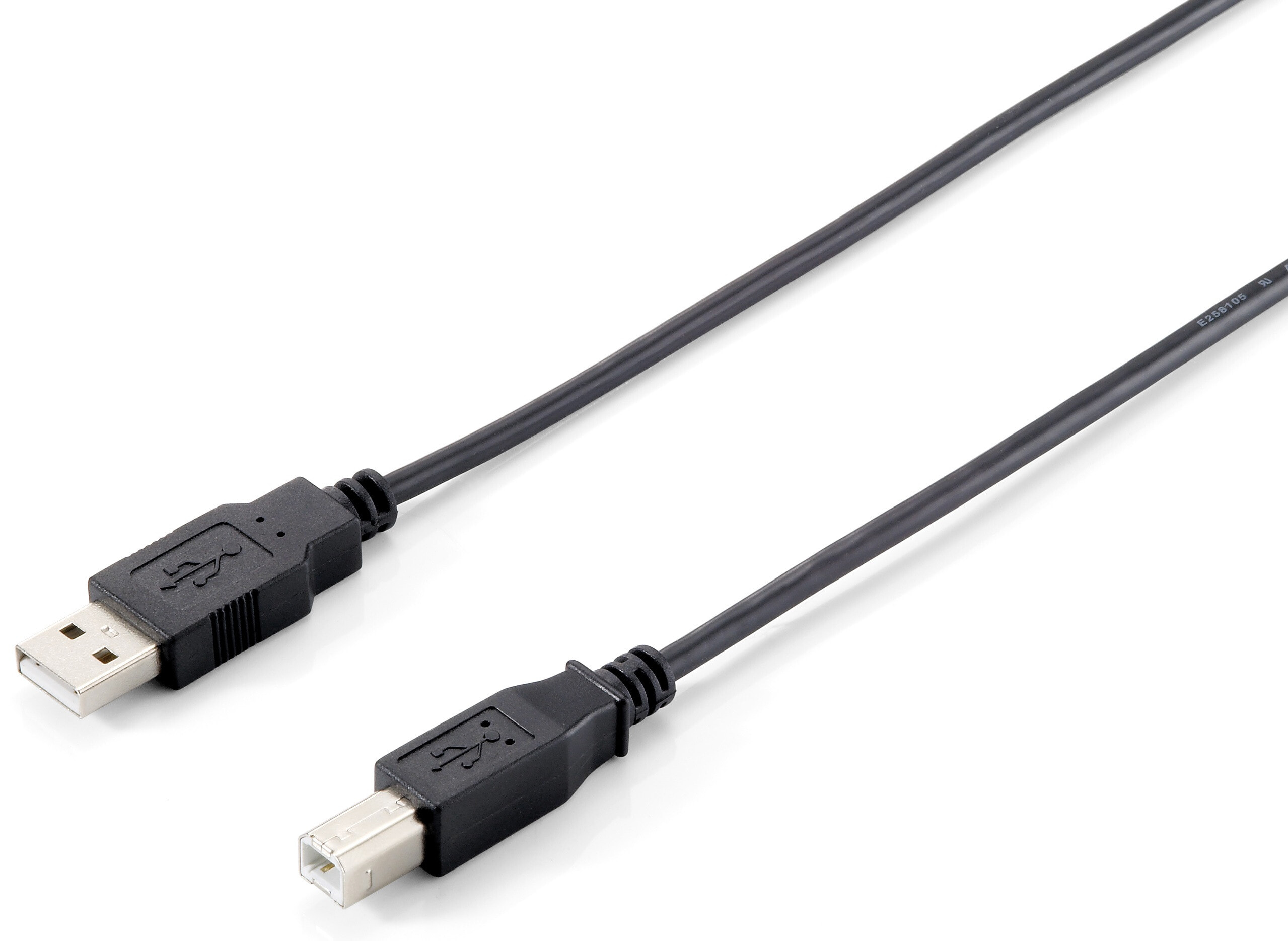 Equip 128863 USB кабель 1 m 2.0 USB A USB B Черный