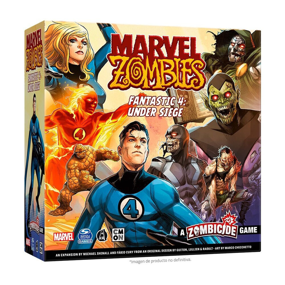 ASMODEE Marvel Zombies: Fantastic 4 Under Siege Pegi Board Game