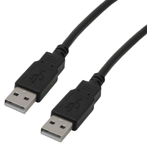 MCL USB 2.0 A/A 3 m - 3 m - USB A - USB A - USB 2.0 - Male/Male - Black