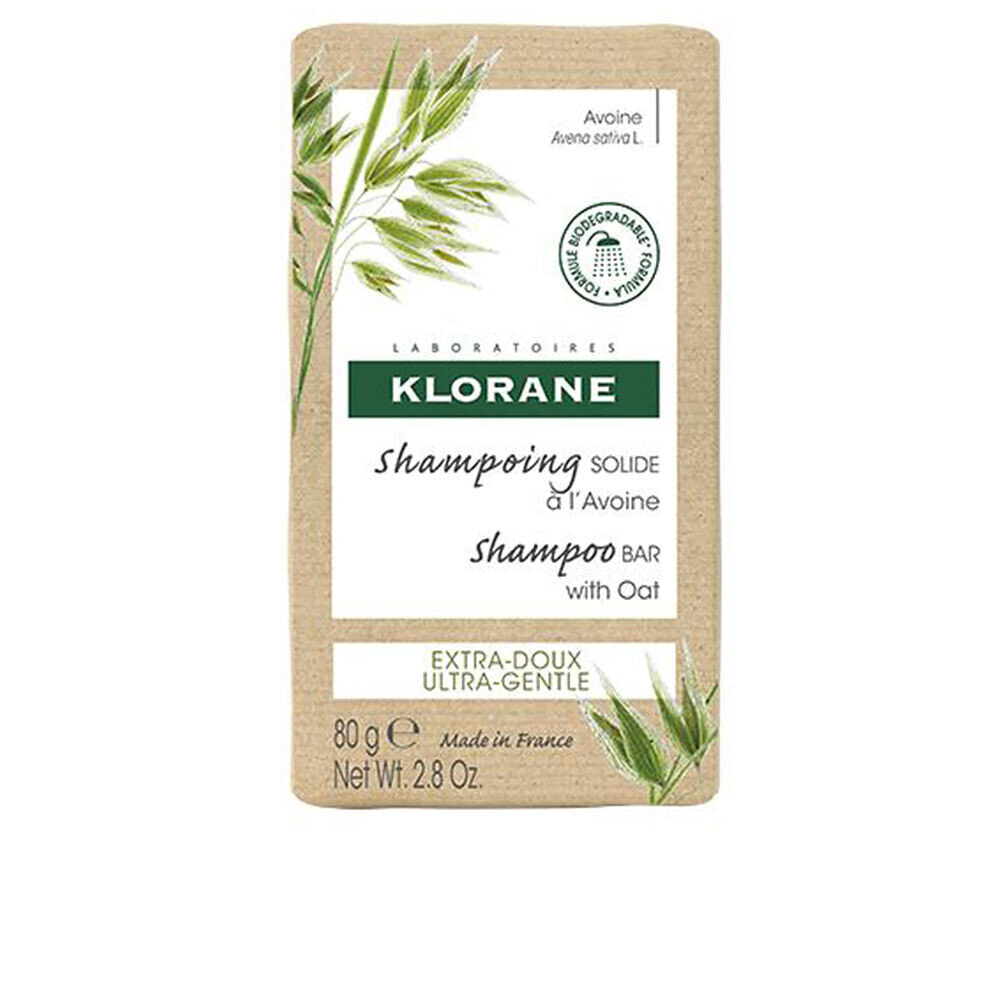 Klorane Shampoo Bar with Oat Брусковый шампунь с молочком овса 80 г