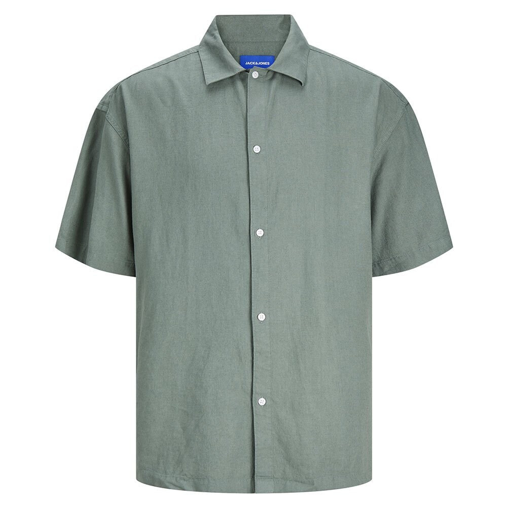 JACK & JONES Faro Linen Oversized Short Sleeve Shirt