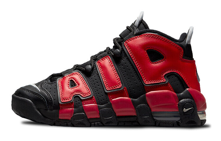 Nike Air More Uptempo 减震 高帮 复古篮球鞋 GS 黑色 / Кроссовки Nike Air More Uptempo GS DM0017-001