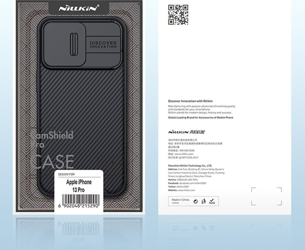 Nillkin Nillkin Camshield Pro Case Pancerne Etui Pokrowiec Osłona Na Aparat  Kamerę Iphone 13 Pro Max Czarny NILLKIN купить от 1600 рублей в  интернет-магазине MALL | Чехлы для смартфонов NILLKIN