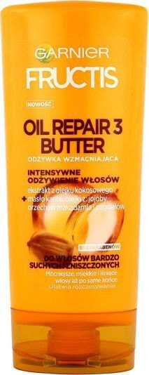 Восстанавливающий кондиционер для волос Garnier Fructis Oil Repair 3 Butter odżywka do włosów suchych i zniszczonych 200ml