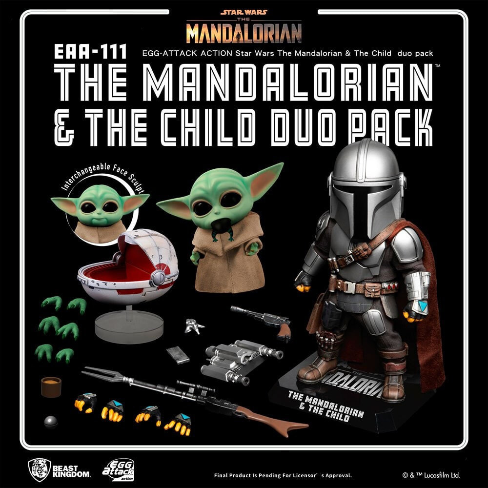 STAR WARS Egg Attack The Mandalorian Y The Child Figure