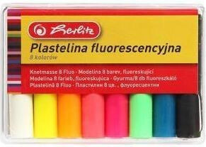Herlitz Fluorescent plasticine 8 colors (200280)