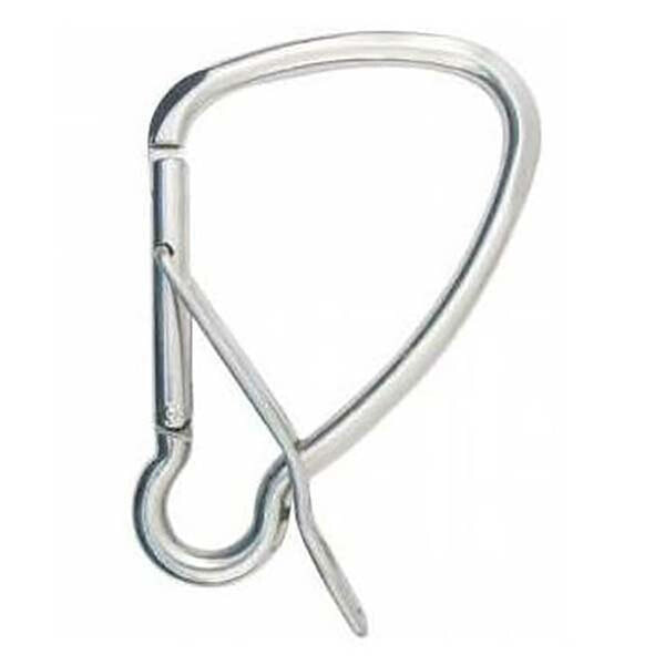 KONG ITALY Mooring Hook With Spring Inox 200 mm