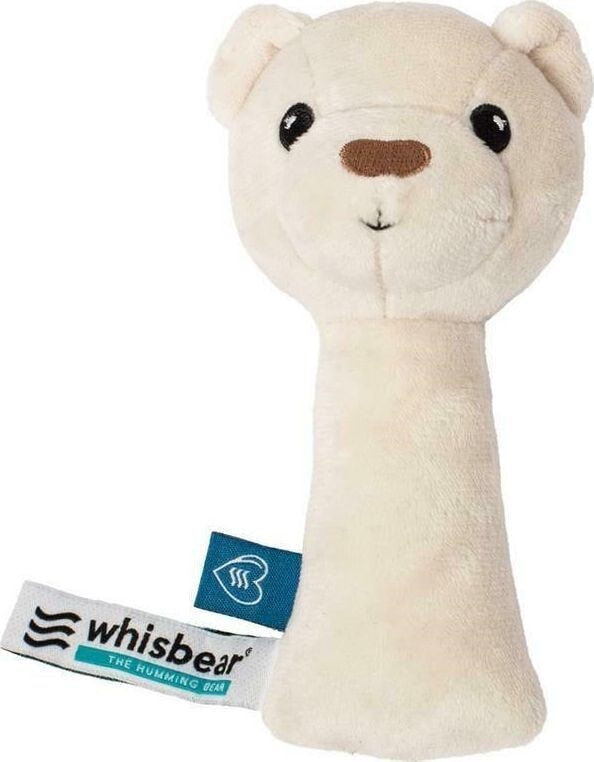Детская погремушка Whisbear Мишка белый